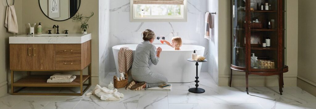 Bathroom tile flooring | Boyer’s Floor Covering